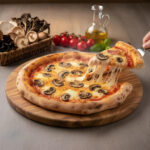 Pizza Setas y Muzzarela